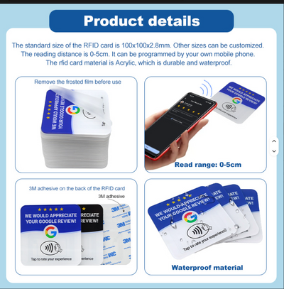 Soniva™ NFC Review Card